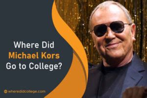 what year did michael kors graduate college|Michael Kors career.